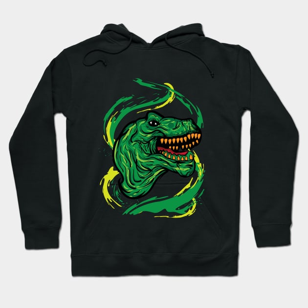 dinosaur Hoodie by FIFTY CLOTH